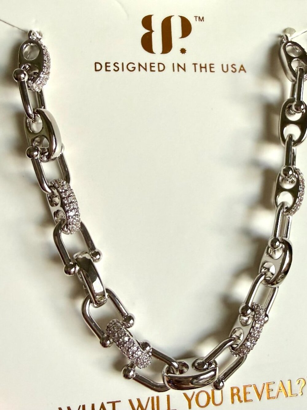 Bomb Party "The Belle" April Birthday 2026 bracelet CZ on Rhodium - OS - BR32483